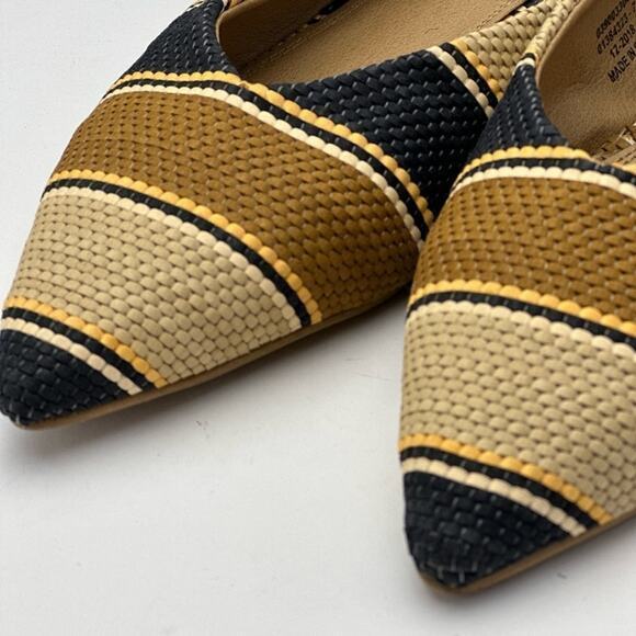 ASOS Black and Tan Striped Sandals - Picture 5 of 6